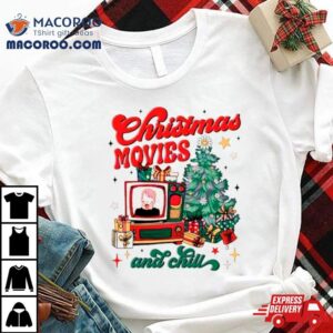 Christmas Movie And Chill Retro Shirt