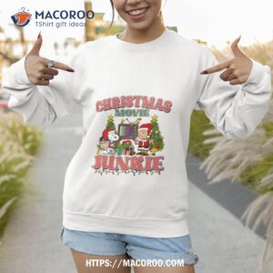 Christmas Movie Junkie The Peanuts Sweatshirt 1