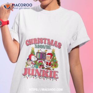 Christmas Movie Junkie The Peanuts T Shirt