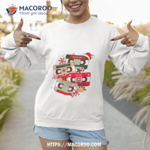 Christmas Music Cassette Tapes Vintage Shirt 3 Christmas Music Cassette Tapes Vintage Sweatshirt 1
