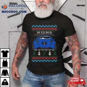 Christmas Nismo 350z Z33 Blue Shirt 2 Christmas Nismo Z Z Blue Tshirt