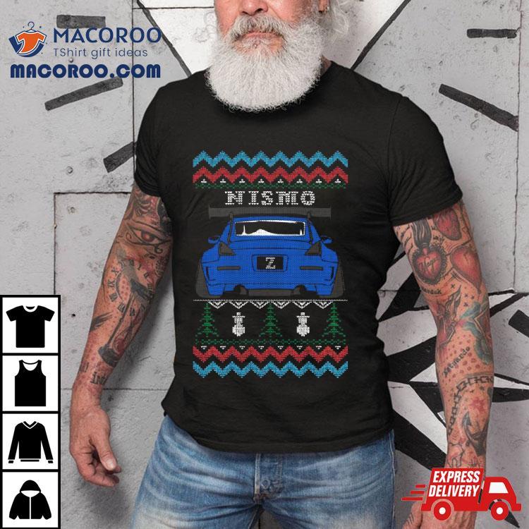 Christmas Nismo 350z Z33 Blue Shirt Christmas Nismo 350z Z33 Blue Shirt
