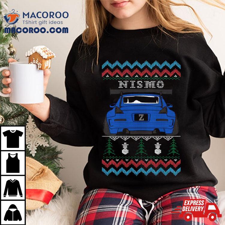 Christmas Nismo 350z Z33 Blue Shirt Christmas Nismo 350z Z33 Blue Shirt