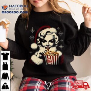 Christmas Santa Popstar Marilyn Monroe Tshirt