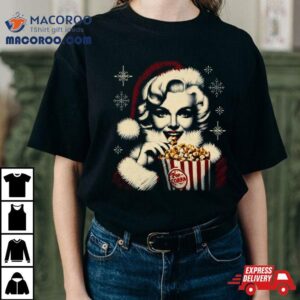 Christmas Santa Popstar Marilyn Monroe Tshirt