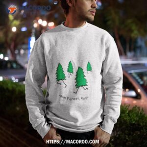 christmas tree run forrest gump punline shirt sweatshirt