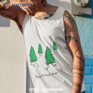 christmas tree run forrest gump punline shirt tank top 1