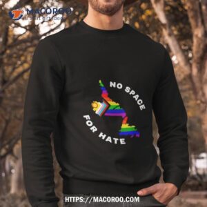 Churchill Falls No Space For Hate Lgbt Flag Sweatshirt