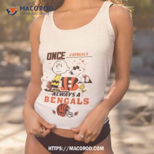 Cincinnati Bengals And Charlie Brown Once A Bengals Always A Bengals T Shirt