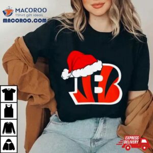 Cincinnati Bengals Logo Santa Hat Christmas 2023 Shirt