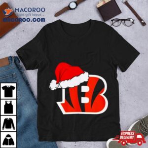 Cincinnati Bengals Logo Santa Hat Christmas 2023 Shirt