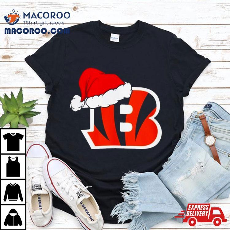 Cincinnati Bengals Logo Santa Hat Christmas 2023 Shirt Cincinnati Bengals Logo Santa Hat Christmas 2023 Shirt