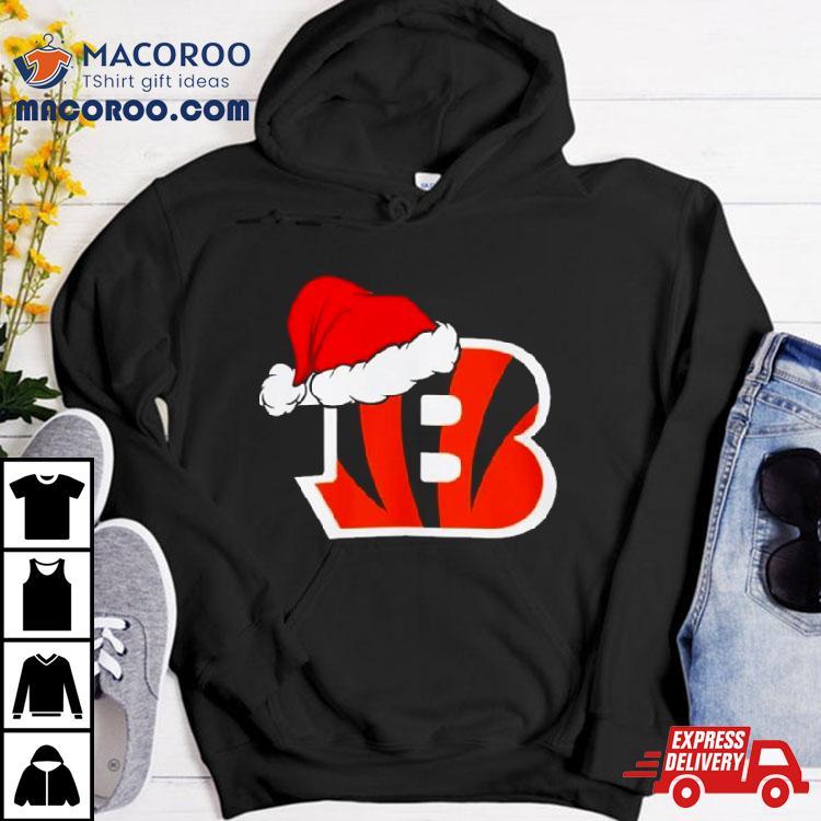 Cincinnati Bengals Logo Santa Hat Christmas 2023 Shirt Cincinnati Bengals Logo Santa Hat Christmas 2023 Shirt