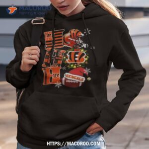 Cincinnati Bengals Nfl Ho Ho Ho Christmas Hoodie 3