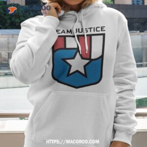 Cindy Perno Team Justice Shield Logo Hoodie 2