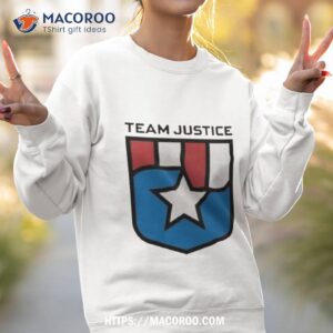 Cindy Perno Team Justice Shield Logo Sweatshirt 2