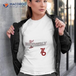 City Of Brotherly Love Philadelphia 76ers 2023 24 City Edition Scoreboard Logo Tshirt 3