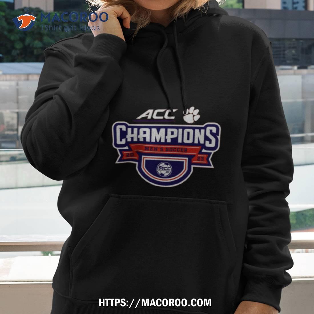 Clemson Tigers 2023 Acc Men’s Soccer Conference Tournament Champions Locker Room T Shirt Clemson Tigers 2023 Acc Men’s Soccer Conference Tournament Champions Locker Room T Shirt