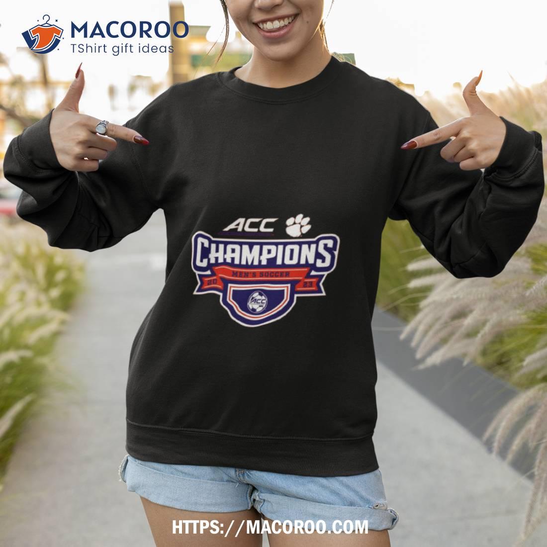 Clemson Tigers 2023 Acc Men’s Soccer Conference Tournament Champions Locker Room T Shirt Clemson Tigers 2023 Acc Men’s Soccer Conference Tournament Champions Locker Room T Shirt