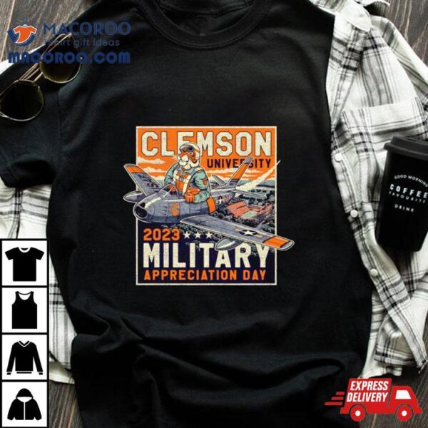 Clemson University 2023 Military Appreciation Day Shirt