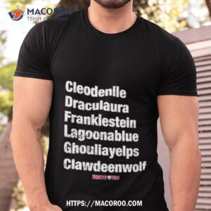 Cleodenile Draculaura Frankiestein Lagoonablue Ghouliayelps Clawdeenwolf Shirt