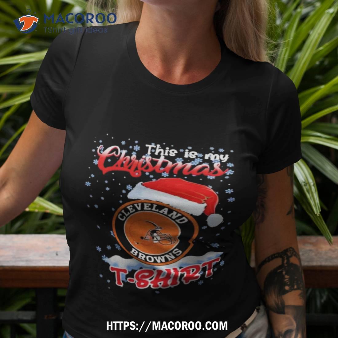 Cleveland Browns This Is My Christmas 2023 T Shirt Cleveland Browns This Is My Christmas 2023 T Shirt