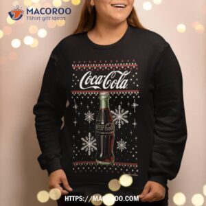 Coca Cola Classic Bottle Christmas Sweater Style Sweat Sweatshirt 2