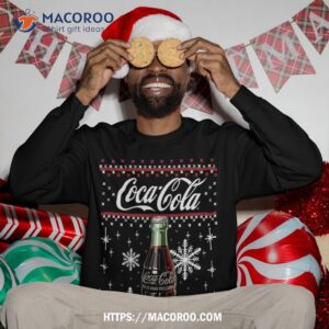 Coca Cola Classic Bottle Christmas Sweater Style Sweat Sweatshirt 3