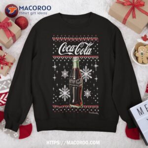 Coca-cola Classic Bottle Christmas Sweater Style Sweatshirt
