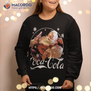 coca cola vintage relaxing santa christmas sweatshirt sweatshirt 2