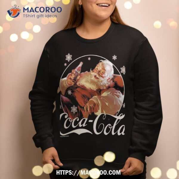 Coca-cola Vintage Relaxing Santa Christmas Sweatshirt