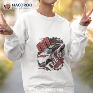 Cole Custer 2023 Haas Automation Stewart Haas Racing Car Shirt 3 Cole Custer 2023 Haas Automation Stewart Haas Racing Car Sweatshirt 2