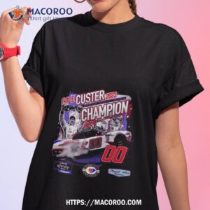 Cole Custer Stewart Haas Racing Team Collection Black 2023 Nascar Xfinity Series Champion T Shirt