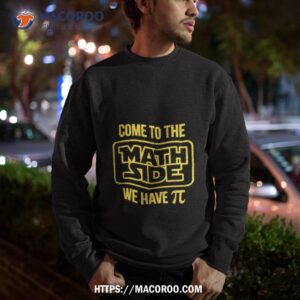 come to the math side we have pi star wars vintage movie shirt sweatshirt