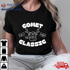 Comet Classic Reindeer Santa Christmas Tshirt