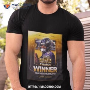 Congrats Qb Lamar Jackson Is 2023 Nfl On Fox Midseason Awards Winner Mvp Shirt