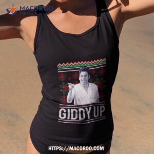 Cosmo Kramer Seinfeld Giddy Up Ugly Christmas Shirt 1 Cosmo Kramer Seinfeld Giddy Up Ugly Christmas Tank Top 2