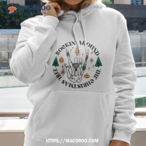 Country Western Christmas Rockin Around The Christmas Tree Hoodie 2