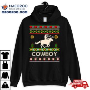 Cowboy Ugly Christmas Tshirt