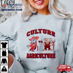 Culture Vs Agriculture Cartoon Tshirt