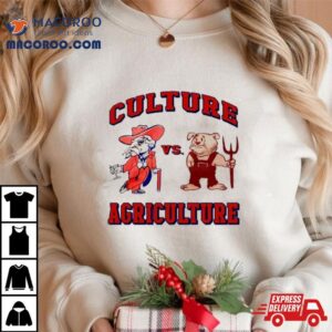 Culture Vs Agriculture Cartoon Tshirt