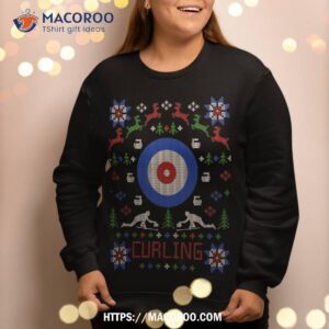 curling christmas ugly sweater party shirt sweatshirt sweatshirt 2