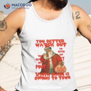 cursed santa horror you better watch out christmas shirt tank top 3