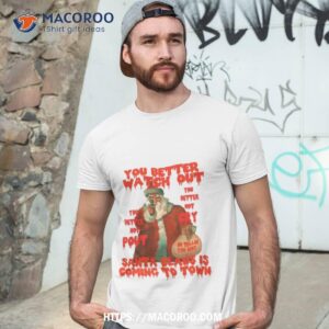 Cursed Santa Horror You Better Watch Out Christmas Shirt