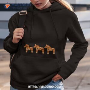 Dala Horse Scandinavian Swedish Folk Art Holiday Shirt