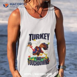 Dallas Cowboys Thanksgiving Turkey And Touchdowns Tank Top