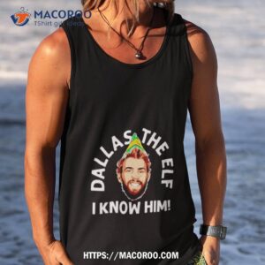 dallas goedert the elf i know him tank top