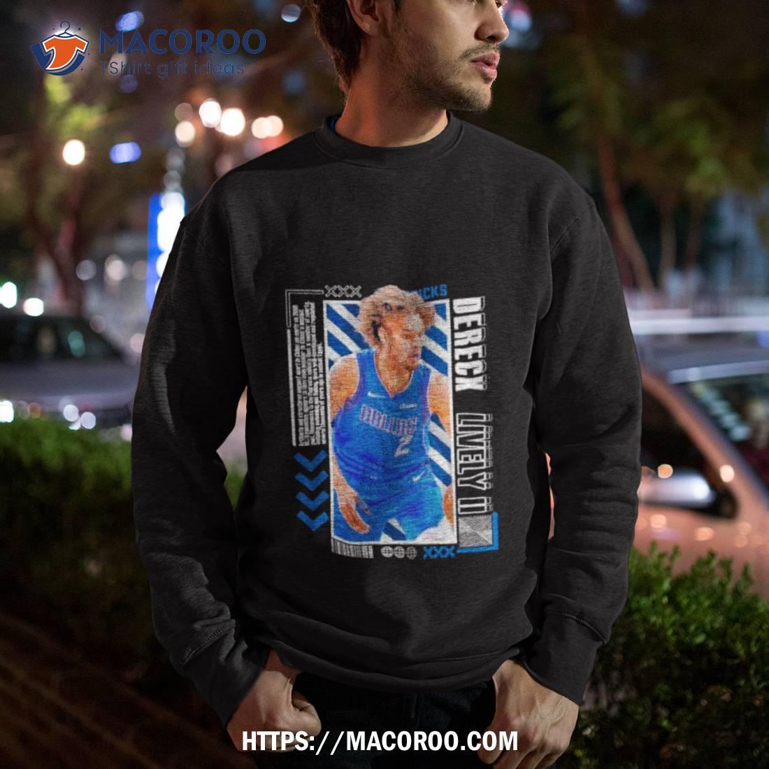 Dallas Mavericks Dereck Lively Ii Basketball Paper T Shirt Dallas Mavericks Dereck Lively Ii Basketball Paper T Shirt