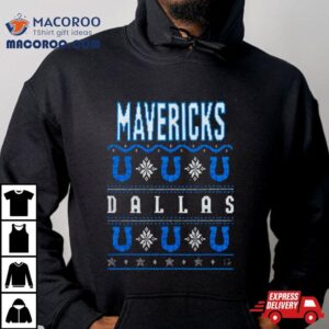 Dallas Mavericks Holiday Ugly Christmas Tshirt