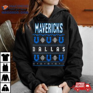 Dallas Mavericks Holiday Ugly Christmas Tshirt